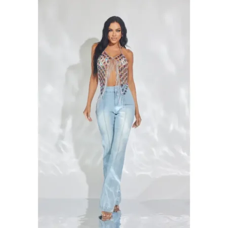 Jeweled Chain Top